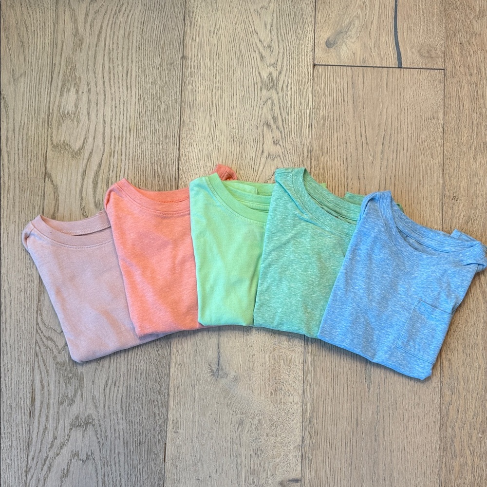 Set of 5 Boys’ T-Shirts – Size 4T (Old Navy & Cat & Jack), EUC